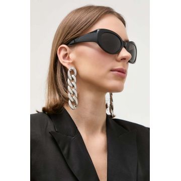 Balenciaga ochelari de soare femei, culoarea negru Balenciaga ochelari de soare femei, culoarea negru