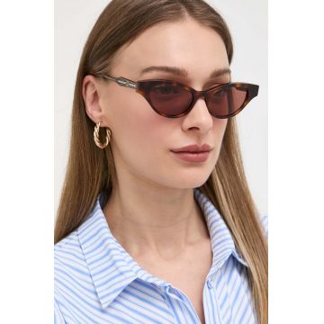 Gucci ochelari de soare femei, culoarea maro