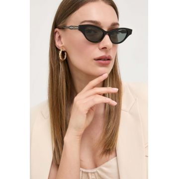 Gucci ochelari de soare femei, culoarea negru