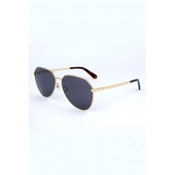 Ochelari de soare aviator cu rama metalica