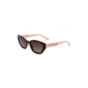 Ochelari de soare cat-eye cu aspect tortoise