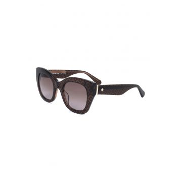 Ochelari de soare cat-eye cu model floral Jalena