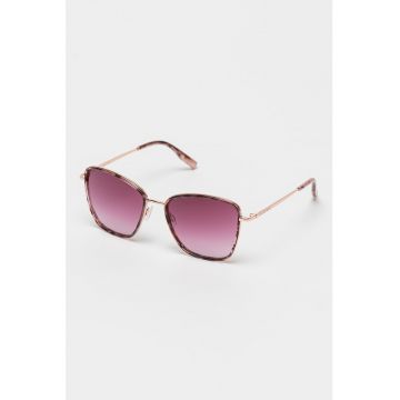 Ochelari de soare cat-eye unisex cu lentile in degrade