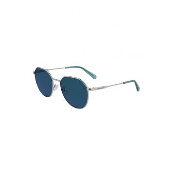 Ochelari de soare rotunzi unisex cu lentile uni