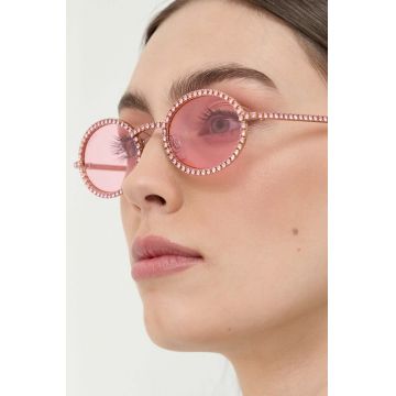 Swarovski ochelari de soare 5625297 MILLENIA femei, culoarea roz