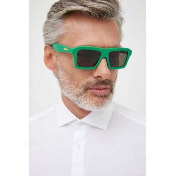 Bottega Veneta ochelari de soare barbati, culoarea verde