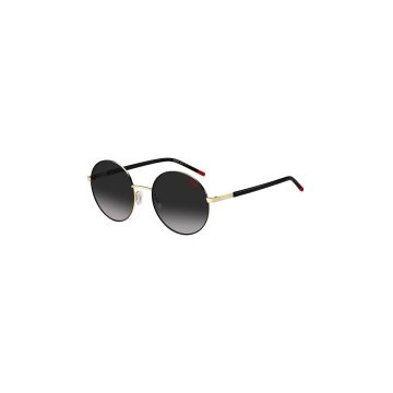 HUGO ochelari de soare 1237/S femei, culoarea negru