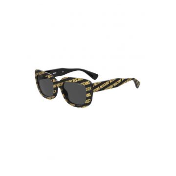 Love Ochelari de soare dreptunghiulari cu model logo