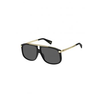 Ochelari de soare aviator cu rama metalica
