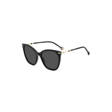 Ochelari de soare cat-eye cu brate inguste