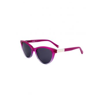 Ochelari de soare cat-eye cu lentile uni