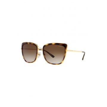 Ochelari de soare cat-eye cu model tortoise