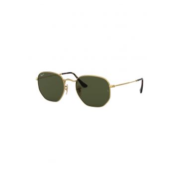 Ochelari de soare hexagonali unisex cu lentile polarizate