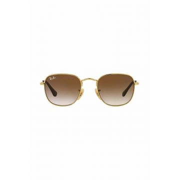 Ray-Ban ochelari de soare copii Frank Kids culoarea maro, 0RJ9557S