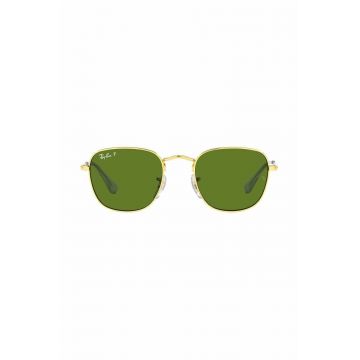 Ray-Ban ochelari de soare copii Frank Kids culoarea verde, 0RJ9557S-Polarized