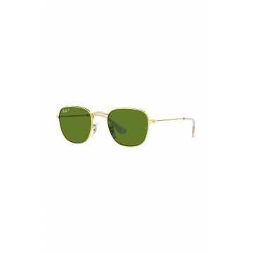 Ray-Ban ochelari de soare copii Frank Kids culoarea verde, 0RJ9557S-Polarized