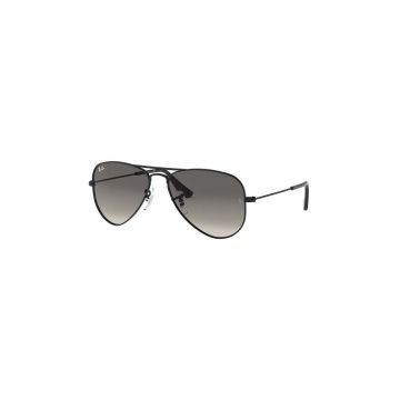 Ray-Ban ochelari de soare copii Junior Aviator culoarea negru, 0RJ9506S