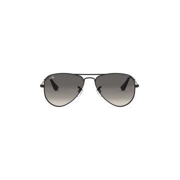 Ray-Ban ochelari de soare copii Junior Aviator culoarea negru, 0RJ9506S