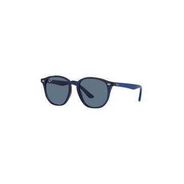 Ray-Ban ochelari de soare copii Junior culoarea albastru marin, 0RJ9070S