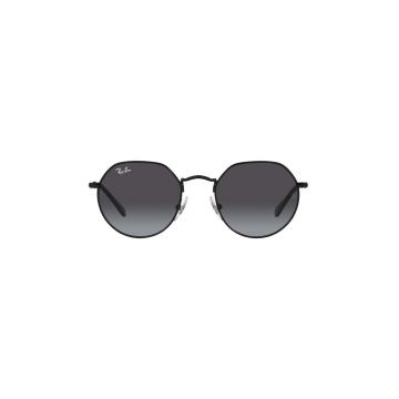 Ray-Ban ochelari de soare copii Junior Jack culoarea negru, 0RJ9565S
