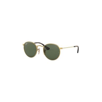 Ray-Ban ochelari de soare copii Round Kids culoarea verde, 0RJ9547S