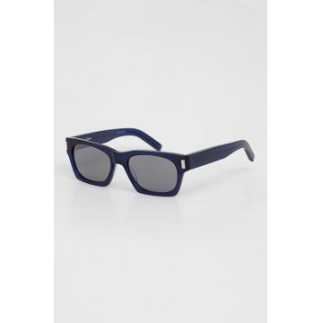 Saint Laurent ochelari de soare culoarea albastru marin