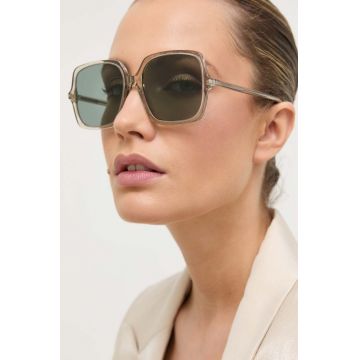 Saint Laurent ochelari de soare femei, culoarea gri