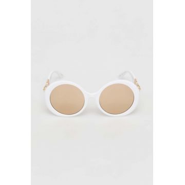 Aldo ochelari de soare CHASAN femei, culoarea alb, CHASAN.100 Aldo ochelari de soare CHASAN femei, culoarea alb, CHASAN.100