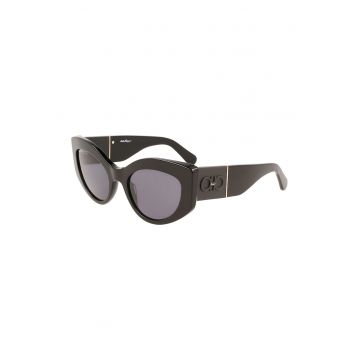 Ochelari de soare cat-eye cu lentile uni