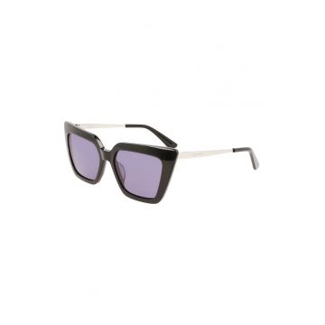 Ochelari de soare cat-eye supradimensionat