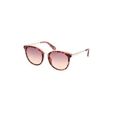 Ochelari de soare rotunzi unisex cu detalii animal print