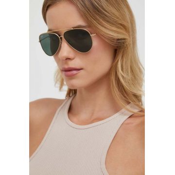 Ray-Ban ochelari de soare 0RBR0101S culoarea auriu