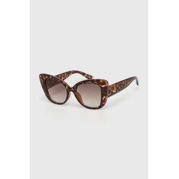 Aldo ochelari de soare ELENTERIEL femei, culoarea maro, ELENTERIEL.240