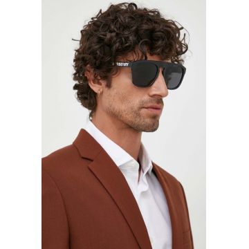 Burberry ochelari de soare bărbați, culoarea negru