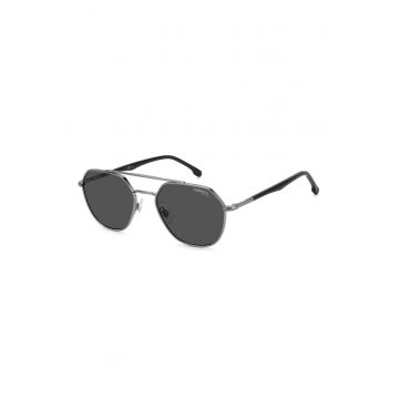 Ochelari de soare aviator unisex - Negru/Argintiu