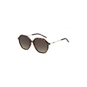 Ochelari de soare hexagonali cu lentile in degrade