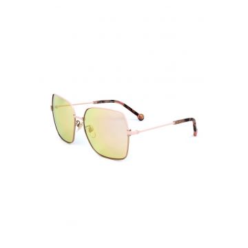 Ochelari de soare patrati cu detalii tortoise