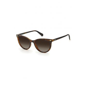 Ochelari de soare cat-eye polarizati cu model tortoise