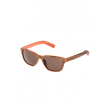 Ochelari de soare unisex cu aspect de lemn