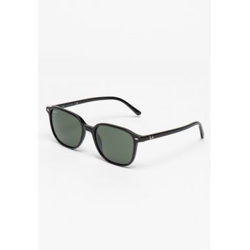 Ochelari de soare unisex dreptunghiulari cu lentile uni