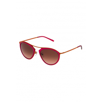 Ochelari de soare unisex ovali colorblock Ochelari de soare unisex ovali colorblock