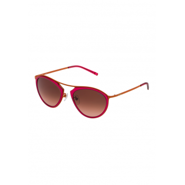 Ochelari de soare unisex ovali colorblock