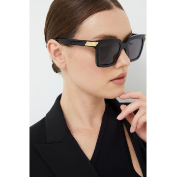 Bottega Veneta ochelari de soare femei, culoarea negru