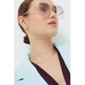 Gucci ochelari de soare femei, culoarea violet