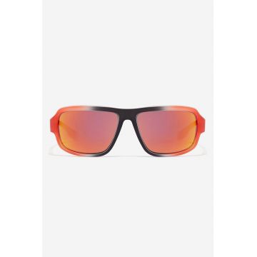 Ochelari de soare unisex cu rama cu model in doua tonuri