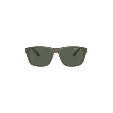 Armani Exchange ochelari de soare barbati, culoarea verde