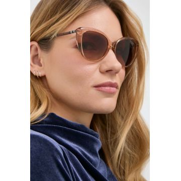 Burberry ochelari de soare femei, culoarea bej