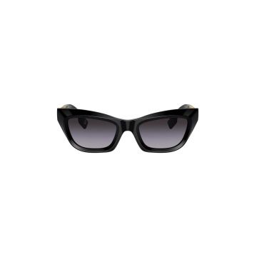 Burberry ochelari de soare femei, culoarea negru