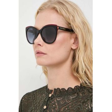 Carolina Herrera ochelari de soare femei, culoarea negru