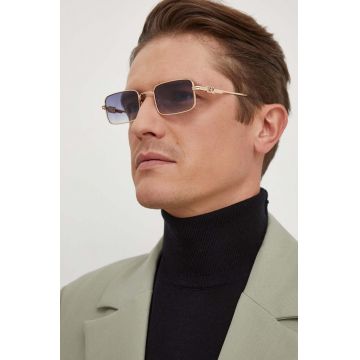 DSQUARED2 ochelari de soare barbati, culoarea turcoaz
